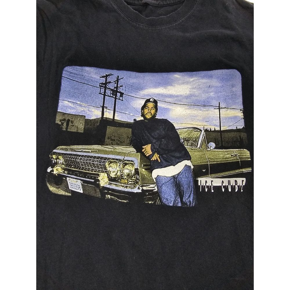 Boyz N The Hood Ice Cube Short Sleeve Black T-Shirt Adult Medium Tee Impala